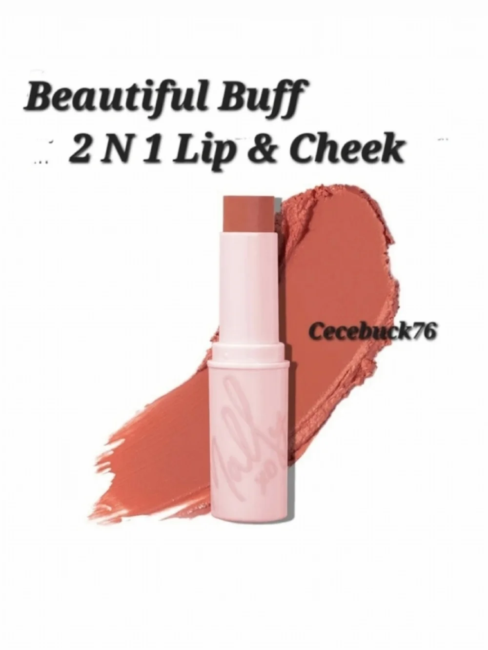 🌺Mally Beauty Beautiful Buff Positive 2-in-1 Lip + Cheek Stick Cream Blush